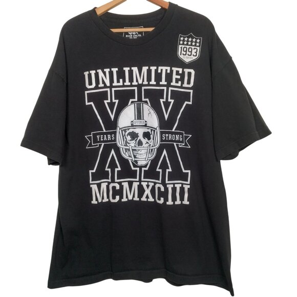 ECKO UNLTD Shirt 2XL 20 Years Strong Skull Football Helmet MXMXCIII Streetwear - Picture 2 of 8